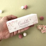 scatola porta confetti rose e farfalle