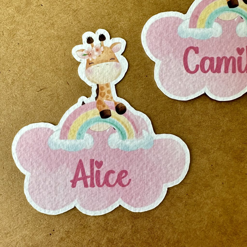 Coordinato per battesimo bimba tema giraffa