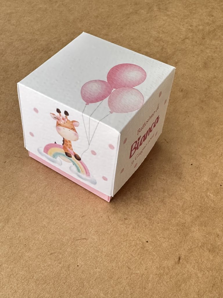 Coordinato per battesimo bimba tema giraffa