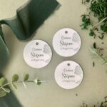 Bigliettino Cresima personalizzato con albero della vita, ideale per sacchetti e confezioni di confetti.