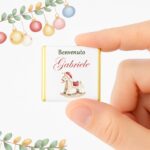 Dolcetto natalizio personalizzato per benvenuto bimbo