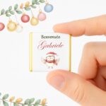 Cioccolatino tema Natale con nome Gabriele