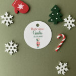 Tag natalizio con schiaccianoci