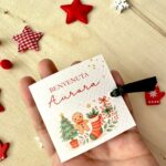 Segnaposto con cioccolatino natalizio personalizzato