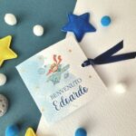 Porta cioccolatino nascita tema aviatore azzurro