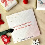 Segnaposto con cioccolatino natalizio personalizzato