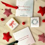 Segnaposto con cioccolatino natalizio personalizzato