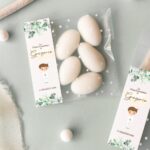 Sacchetto confetti tema eucalipto