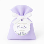 Sacchettino confetti con tag