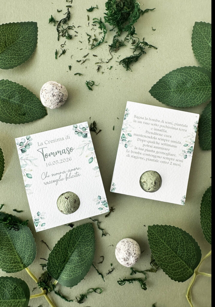 Bomboniera ecologica prima comunione