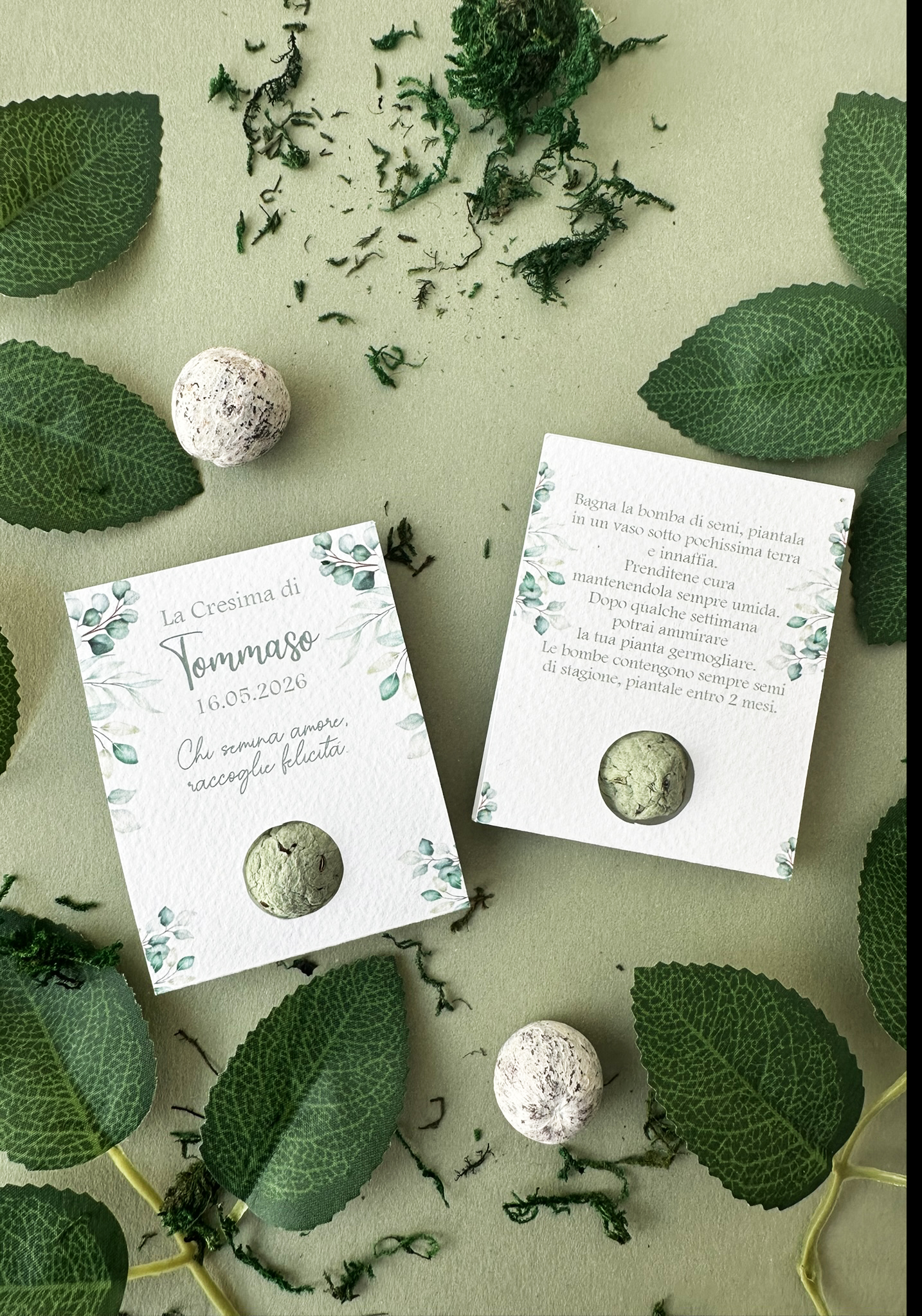 Bomboniera ecologica prima comunione