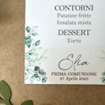 Menù tema eucalipto