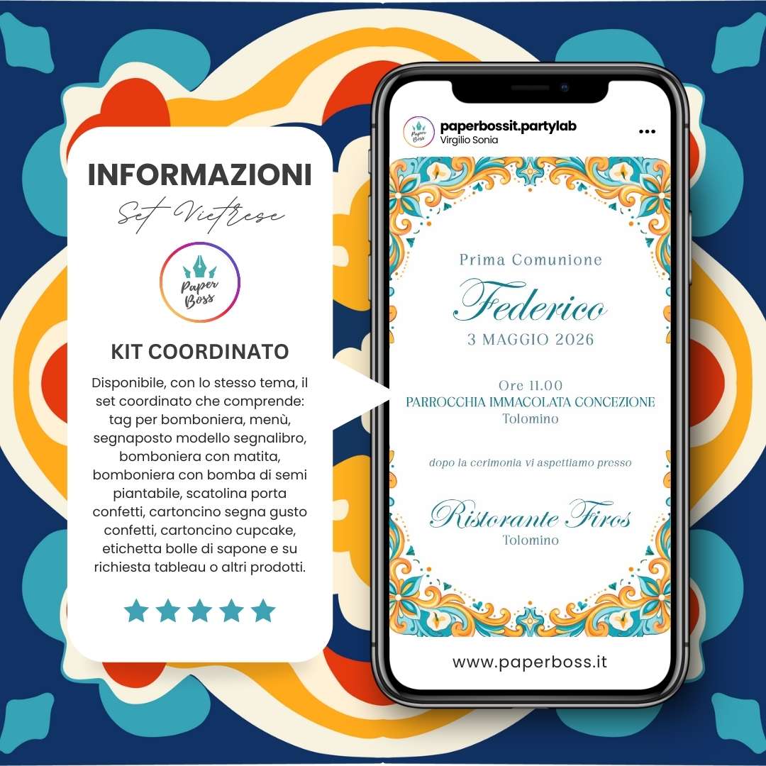 Invito stile vietrese