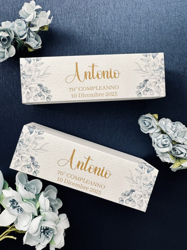 Scatola compleanno settantesimo